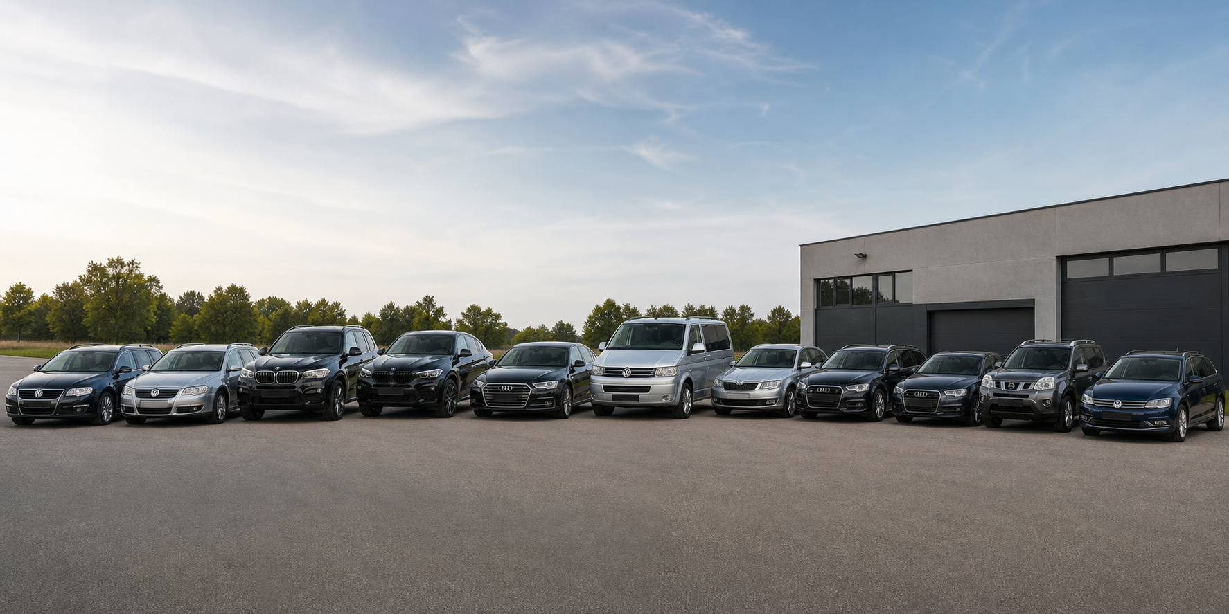 Flotila vozidiel EKS Auto Rent v Žiline